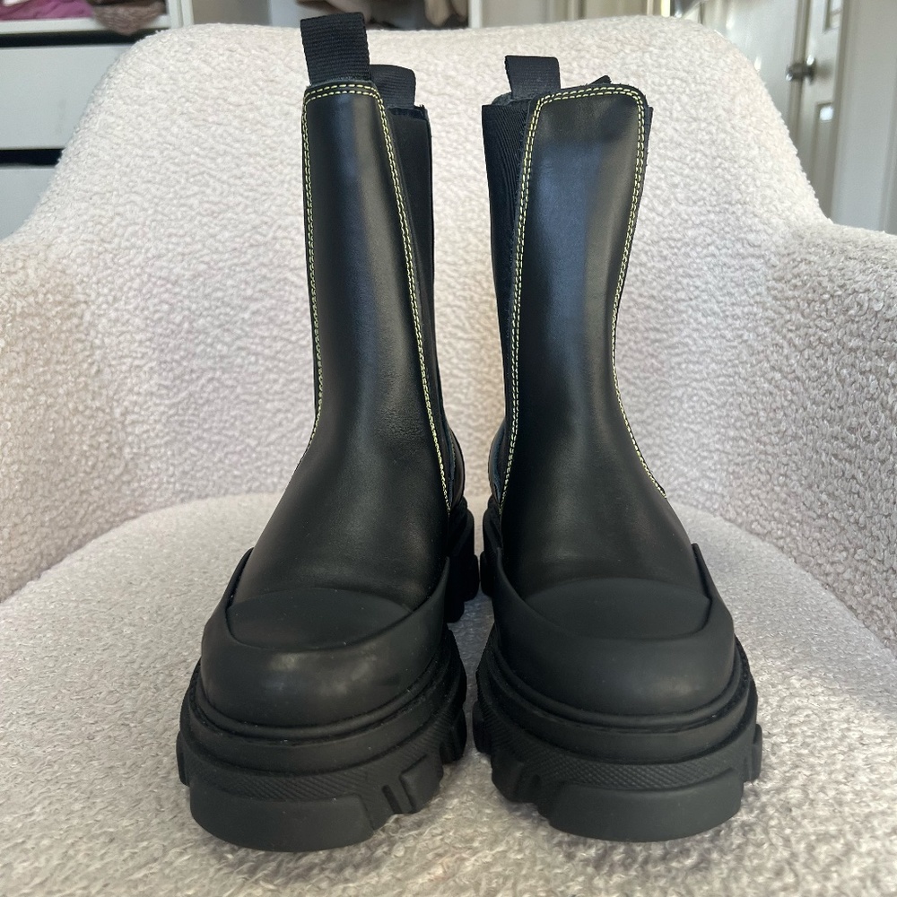 GANNI BLACK BOOTS